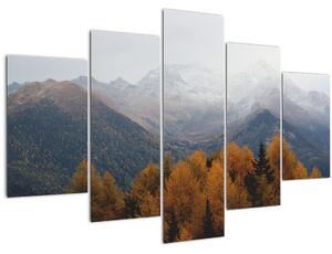 Slika - Pogled na planinske grebene (150x105 cm)