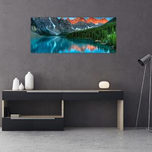Slika tirkiznog jezera (120x50 cm)