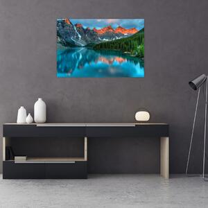 Slika tirkiznog jezera (90x60 cm)