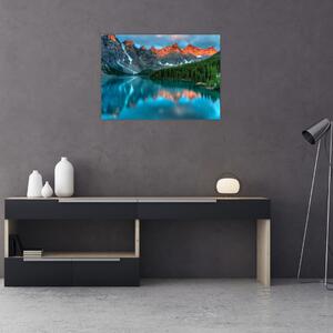 Slika tirkiznog jezera (70x50 cm)
