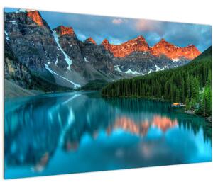 Slika tirkiznog jezera (90x60 cm)