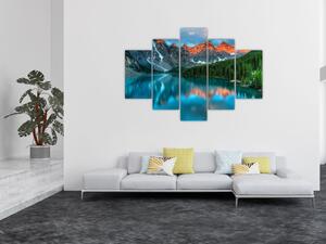 Slika tirkiznog jezera (150x105 cm)