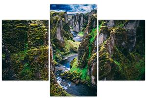 Slika - Rijeka u kamenoj dolini (90x60 cm)
