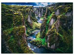 Slika - Rijeka u kamenoj dolini (70x50 cm)