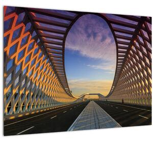 Slika moderne arhitekture mosta (70x50 cm)