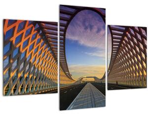 Slika moderne arhitekture mosta (90x60 cm)