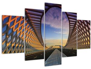 Slika moderne arhitekture mosta (150x105 cm)
