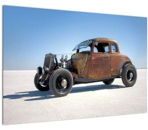 Slika automobila u pustinji (90x60 cm)