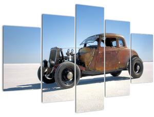 Slika automobila u pustinji (150x105 cm)