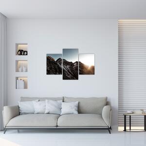 Slika stjenovitog planinskog lanca (90x60 cm)
