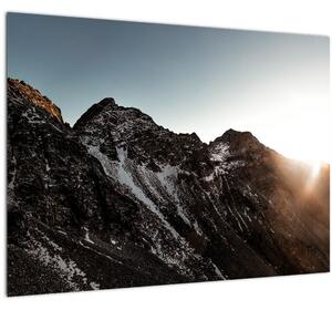 Slika stjenovitog planinskog lanca (70x50 cm)