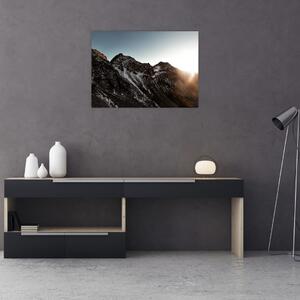 Slika stjenovitog planinskog lanca (70x50 cm)