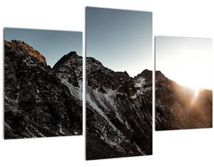 Slika stjenovitog planinskog lanca (90x60 cm)