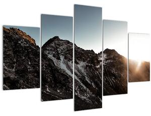 Slika stjenovitog planinskog lanca (150x105 cm)