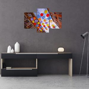 Slika šarenih kišobrana (90x60 cm)