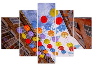 Slika šarenih kišobrana (150x105 cm)
