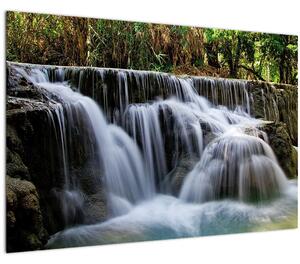 Slika vodopada u džungli (90x60 cm)
