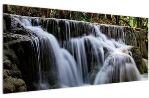 Slika vodopada u džungli (120x50 cm)