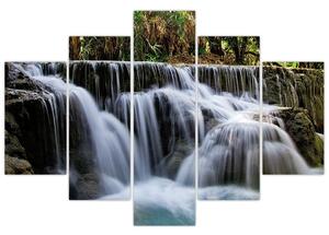 Slika vodopada u džungli (150x105 cm)