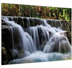 Staklena slika - Kaskade slapova (70x50 cm)