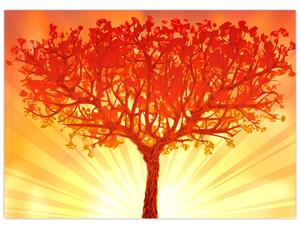 Slika - Drvo obasjano suncem (70x50 cm)