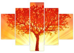 Slika - Drvo obasjano suncem (150x105 cm)