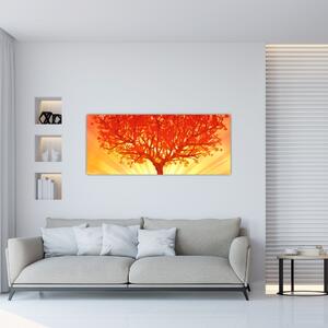 Slika - Drvo obasjano suncem (120x50 cm)