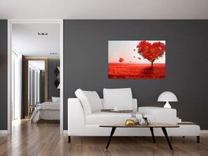 Slika - Drvo ljubavi (90x60 cm)