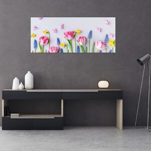 Slika proljetnog cvijeća (120x50 cm)