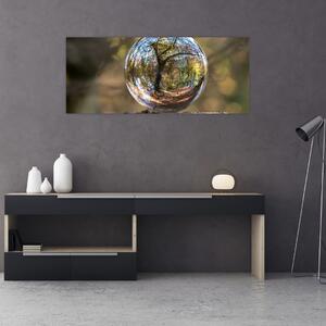 Slikanje - Odsjaj u staklenoj kugli (120x50 cm)