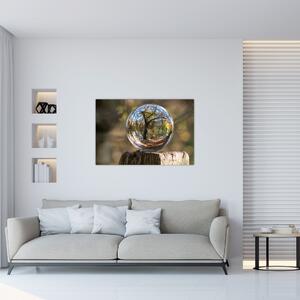 Slikanje - Odsjaj u staklenoj kugli (90x60 cm)