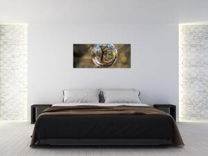Slikanje - Odsjaj u staklenoj kugli (120x50 cm)