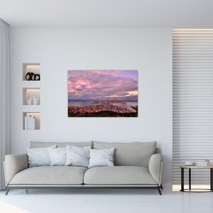 Slika - Sumrak nad gradom (90x60 cm)