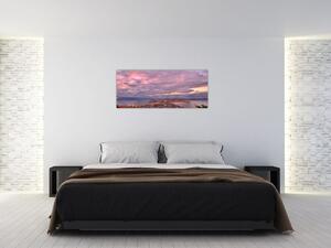 Slika - Sumrak nad gradom (120x50 cm)