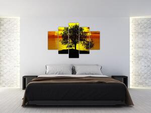 Slika siluete stabla (150x105 cm)