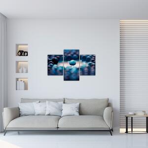 Slika - Plave kuglice (90x60 cm)