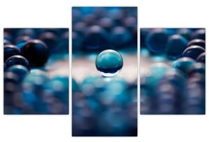 Slika - Plave kuglice (90x60 cm)