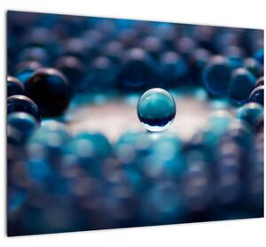 Slika - Plave kuglice (70x50 cm)