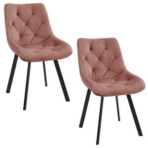 Zondo.hr Set od 2 blagovaonske stolice Cajon (ružičasta). 1117280