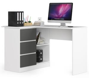 Zondo.hr Kutni PC stolić Bodhi (bijela + siva) (L). Akcija -9%. 1128556