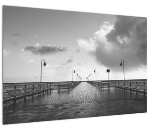 Slika - Šetalište uz obalu (90x60 cm)