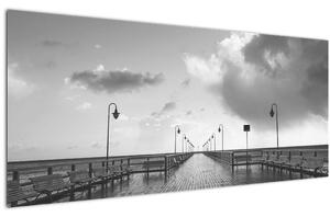 Slika - Šetalište uz obalu (120x50 cm)