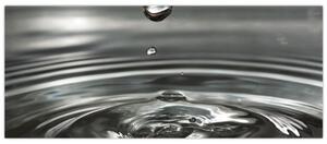 Slika kapljice vode (120x50 cm)