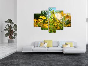 Slika žutog cvijeća (150x105 cm)