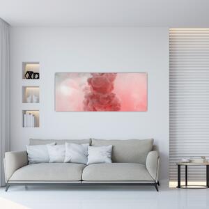 Slika crvenog dima (120x50 cm)