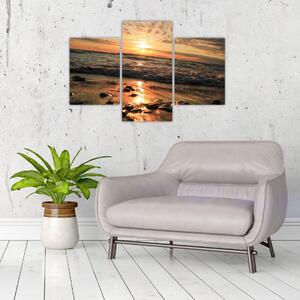 Slika - Zalazak sunca na oceanu (90x60 cm)