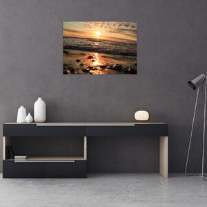Slika - Zalazak sunca na oceanu (70x50 cm)