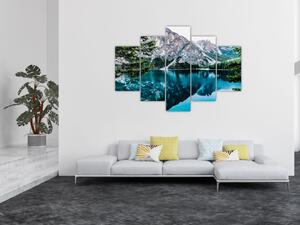 Slika jezera u Alpama (150x105 cm)