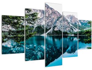 Slika jezera u Alpama (150x105 cm)