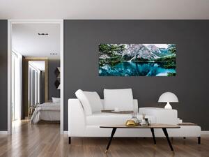 Slika jezera u Alpama (120x50 cm)